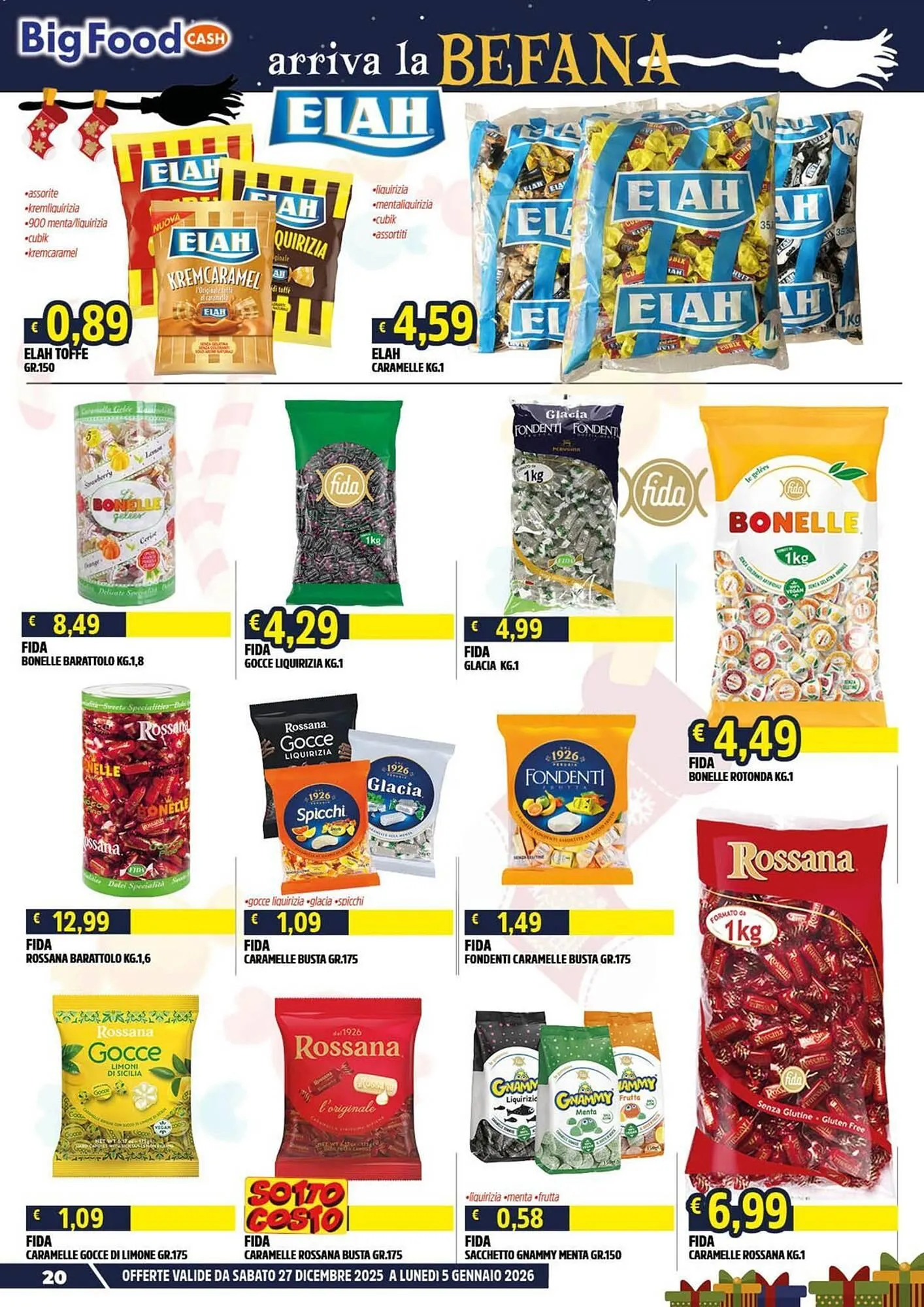 Volantino Big Food da 27 dicembre a 5 gennaio di 2026 - Pagina del volantino 20