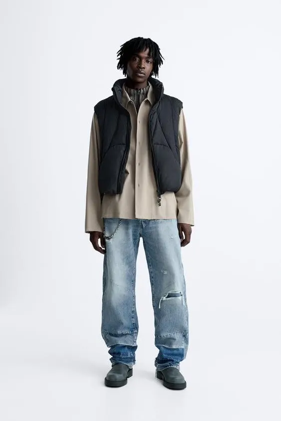 GILET IMBOTTITO CROPPED