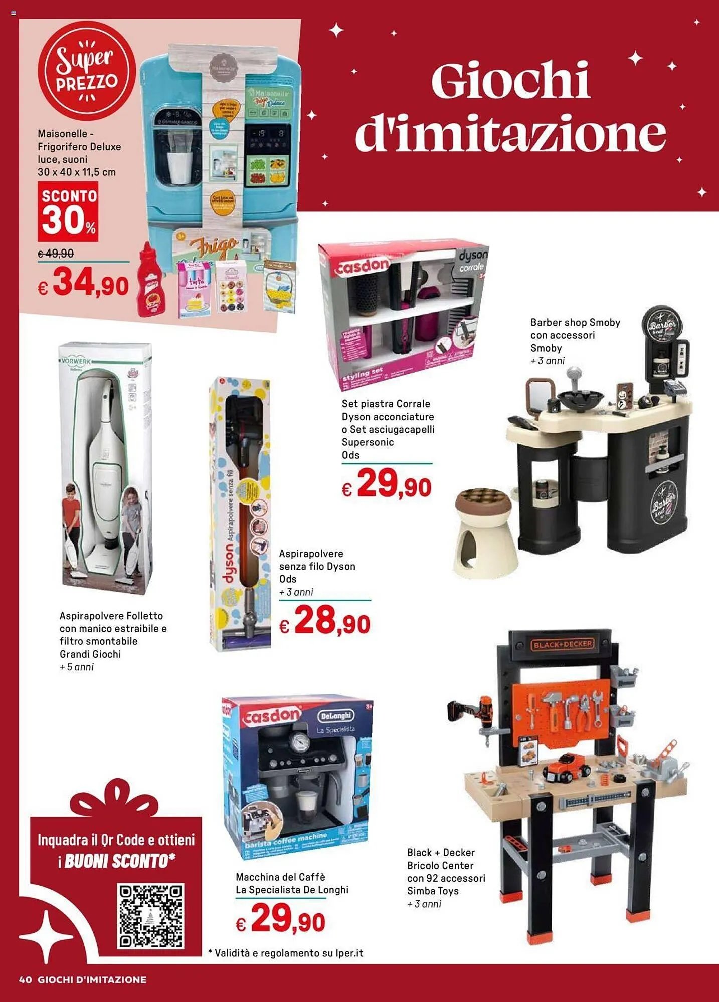 Volantino Iper La Grande da 4 novembre a 24 dicembre di 2024 - Pagina del volantino 40