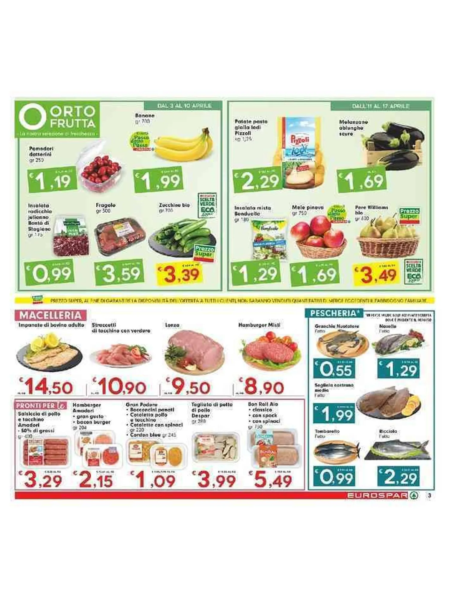 Volantino Eurospar da 3 aprile a 17 aprile di 2024 - Pagina del volantino 3