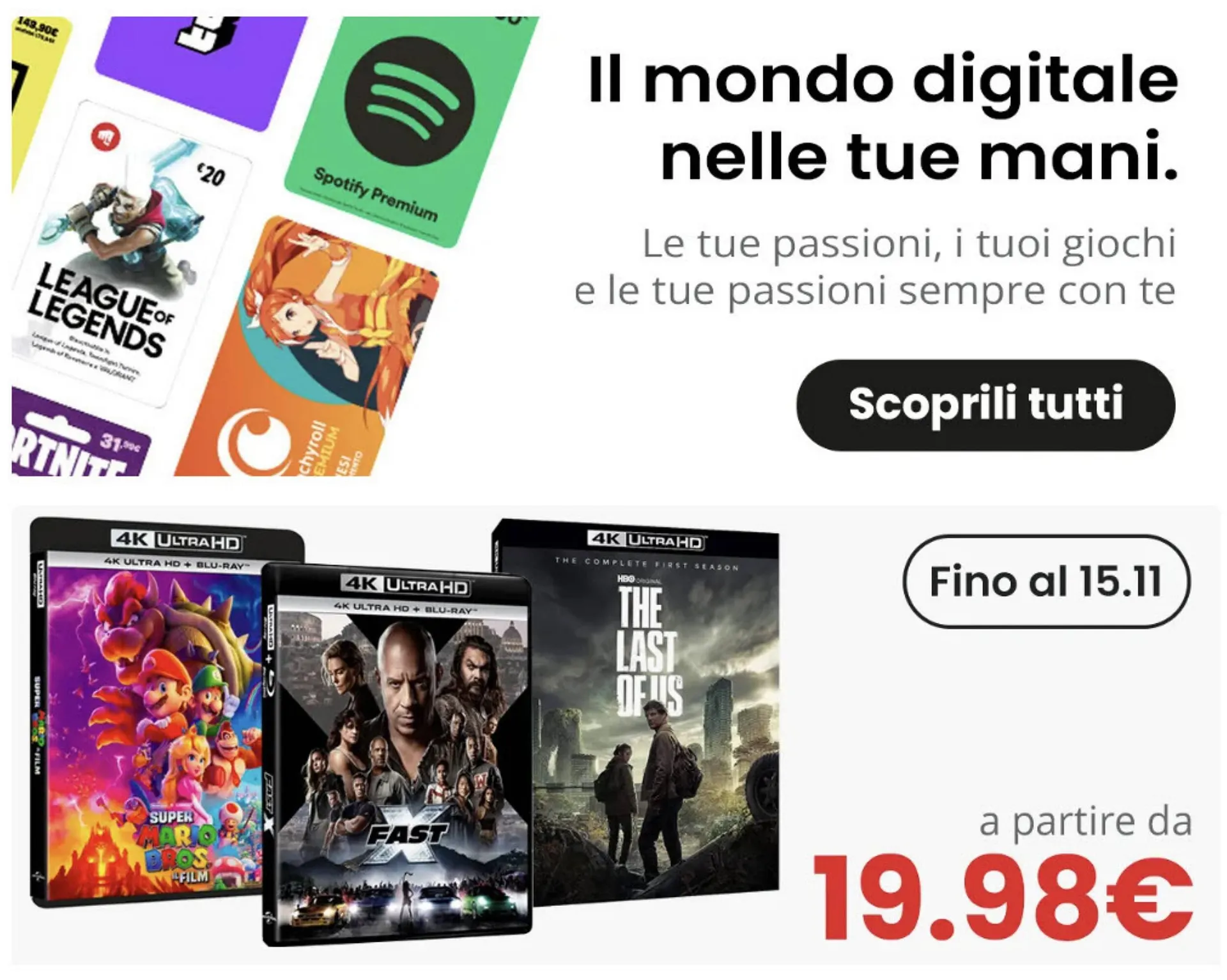 Volantino Gamestop da 7 novembre a 15 novembre di 2023 - Pagina del volantino 1
