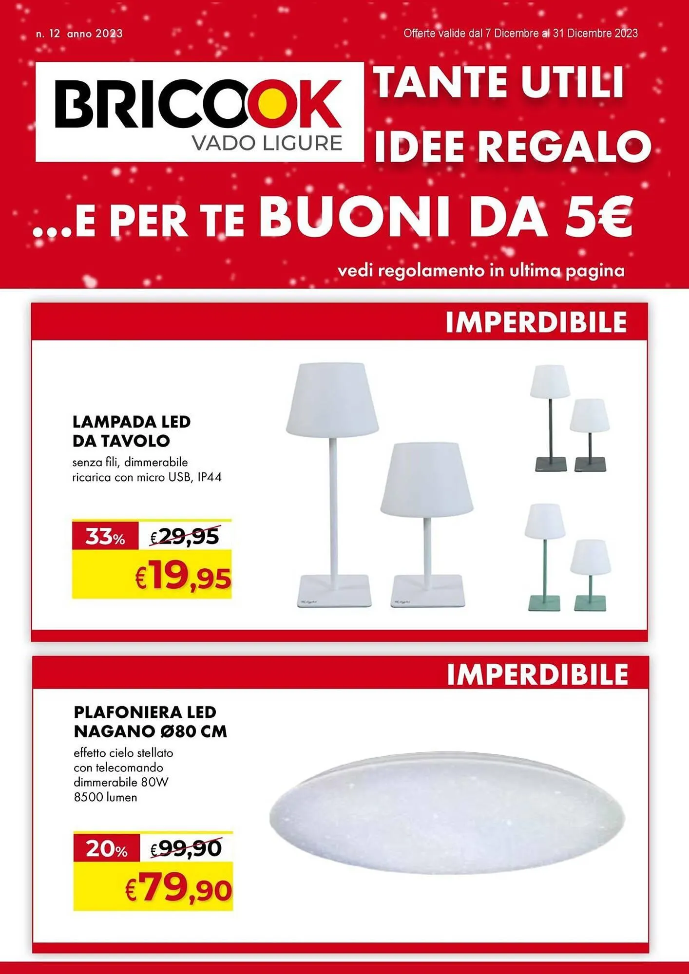 Volantino Brico OK da 7 dicembre a 31 dicembre di 2023 - Pagina del volantino 1