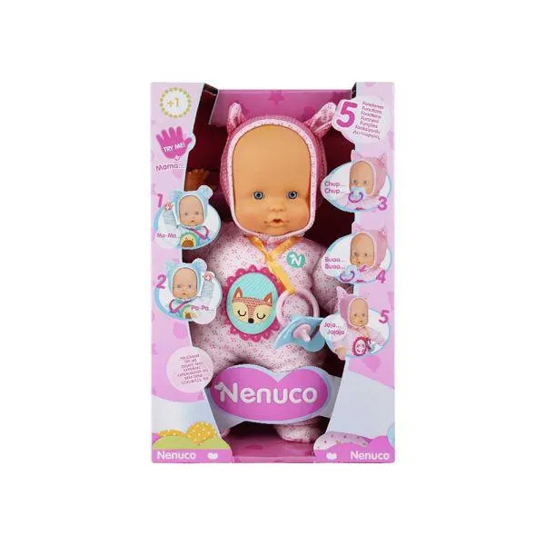 Bambola Nenuco Soft 5 Funzioni - Famosa