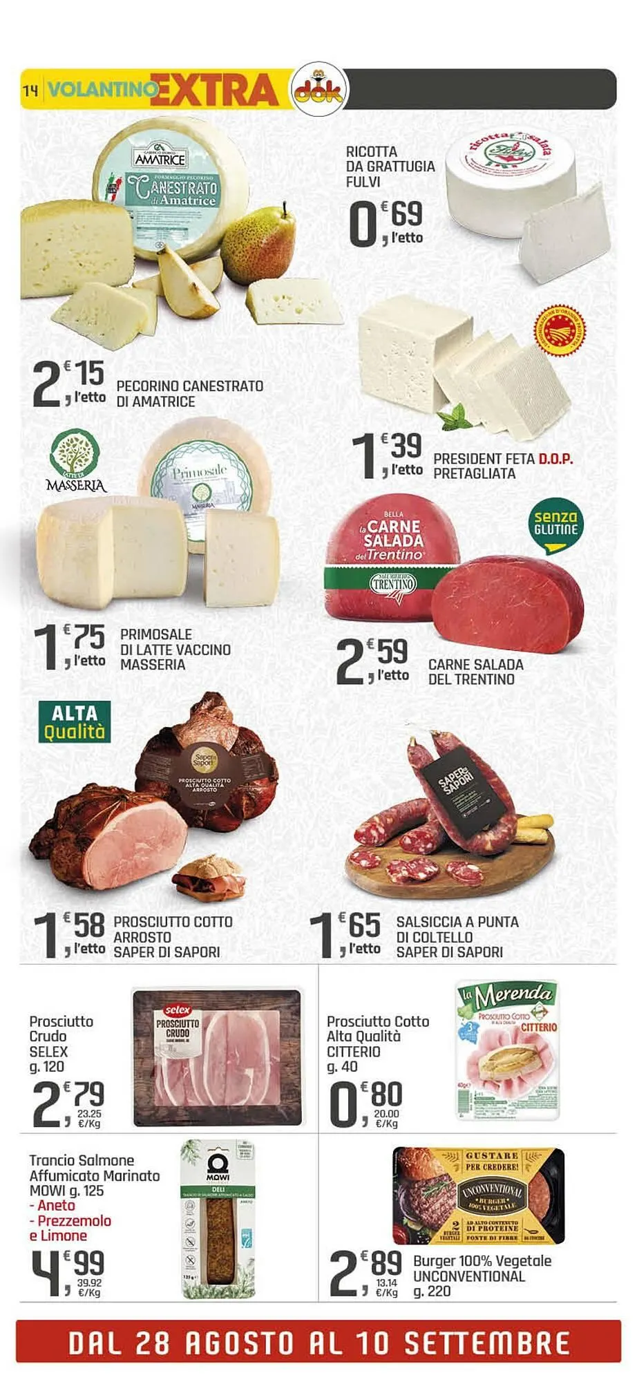 Volantino Supermercati Dok da 28 agosto a 10 settembre di 2025 - Pagina del volantino 14