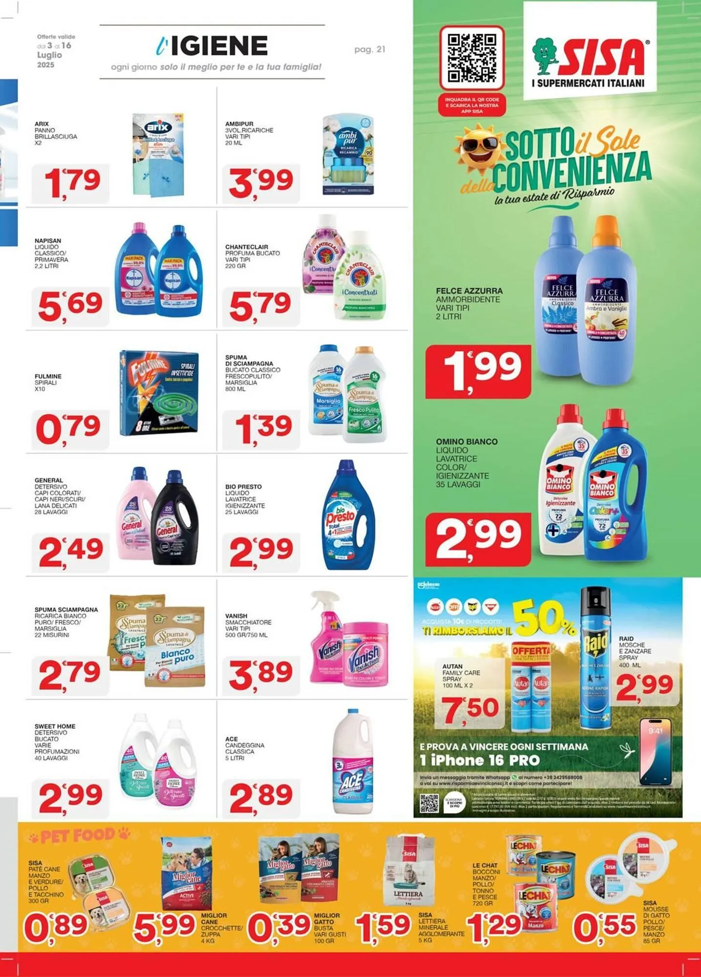 Volantino Sisa da 3 luglio a 16 luglio di 2025 - Pagina del volantino 21