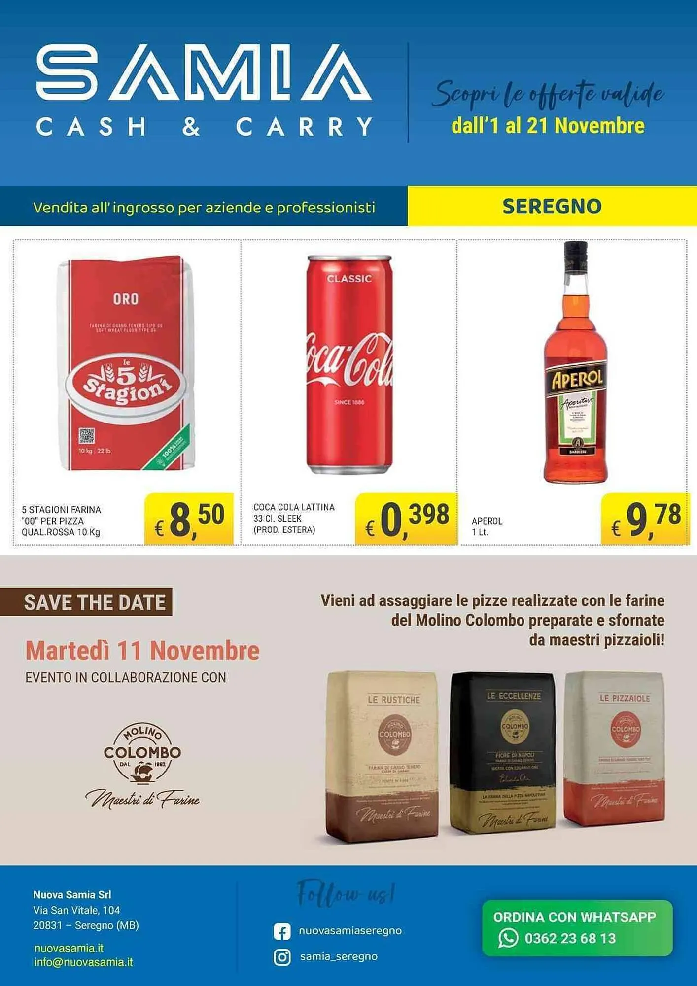 Volantino Samia Cash and Carry da 1 novembre a 21 novembre di 2025 - Pagina del volantino 1