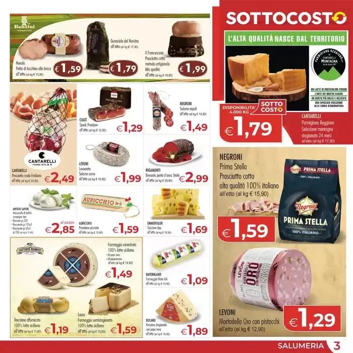 Sottocosto da 19 marzo a 1 aprile di 2025 - Pagina del volantino 3