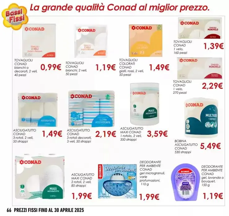 BASSI & FISSI da 2 gennaio a 30 aprile di 2025 - Pagina del volantino 66