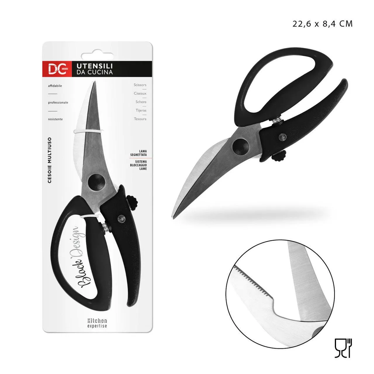 Dc - Poultry Shears Scissors W/Spring