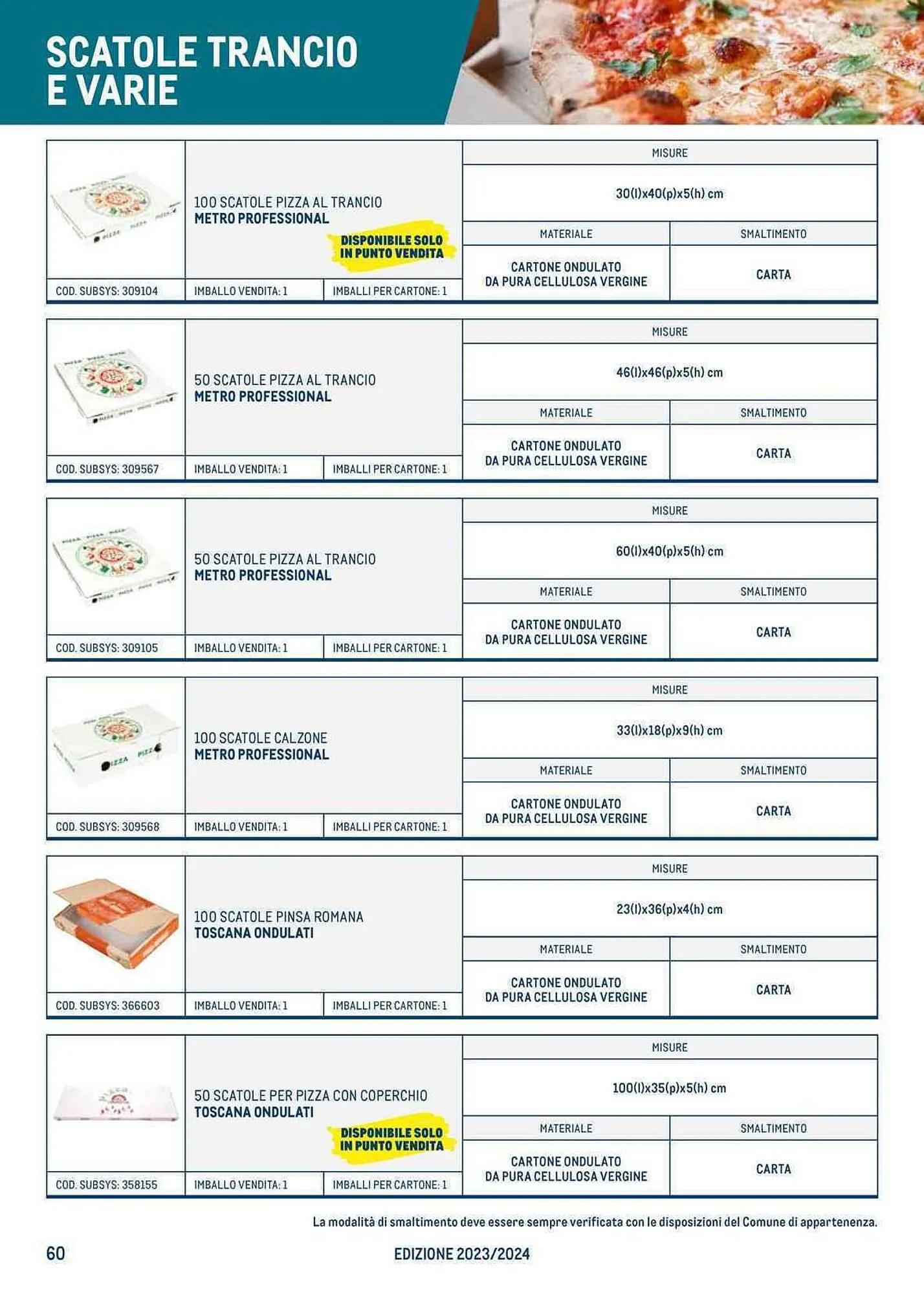 Volantino Metro da 27 luglio a 23 luglio di 2024 - Pagina del volantino 60