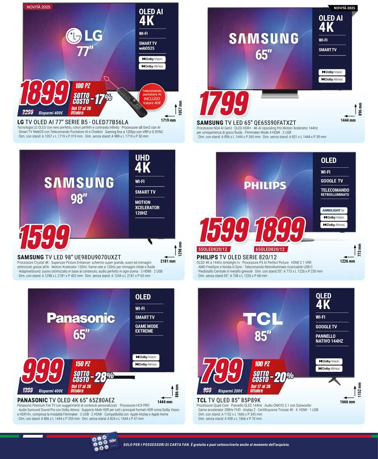 Trony - Milano Volantino attuale da 17 ottobre a 29 ottobre di 2025 - Pagina del volantino 12