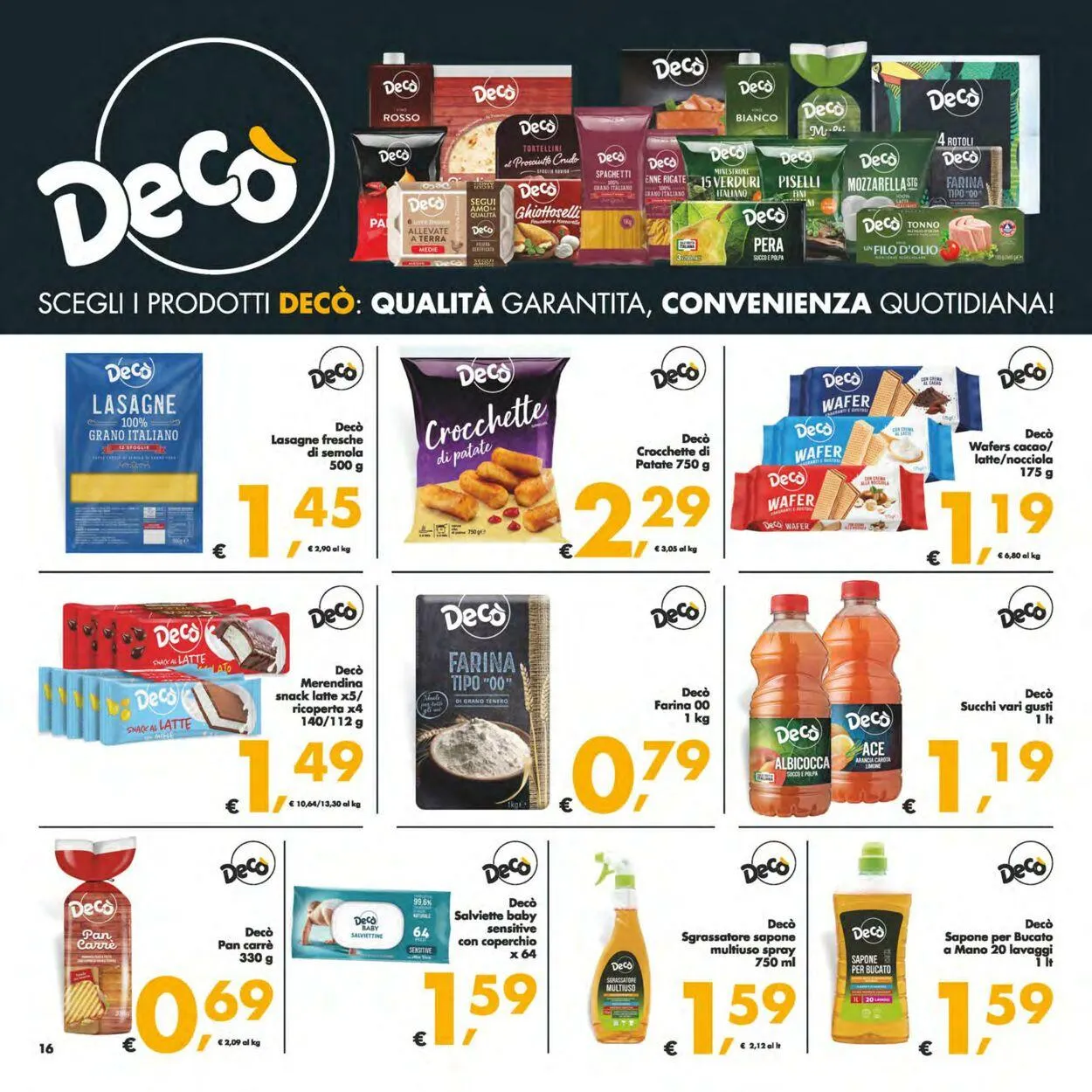 Deco Volantino attuale da 14 novembre a 24 novembre di 2025 - Pagina del volantino 16