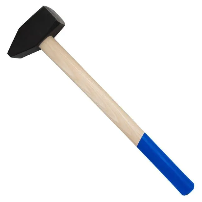 Labor Mazza da Edilizia 3 kg con Manico in Legno – Testa in Acciaio Forgiato Temprato – Mazza Tedesca Professionale