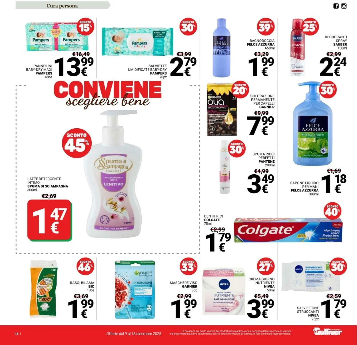 Gulliver Volantino attuale da 9 dicembre a 18 dicembre di 2025 - Pagina del volantino 14