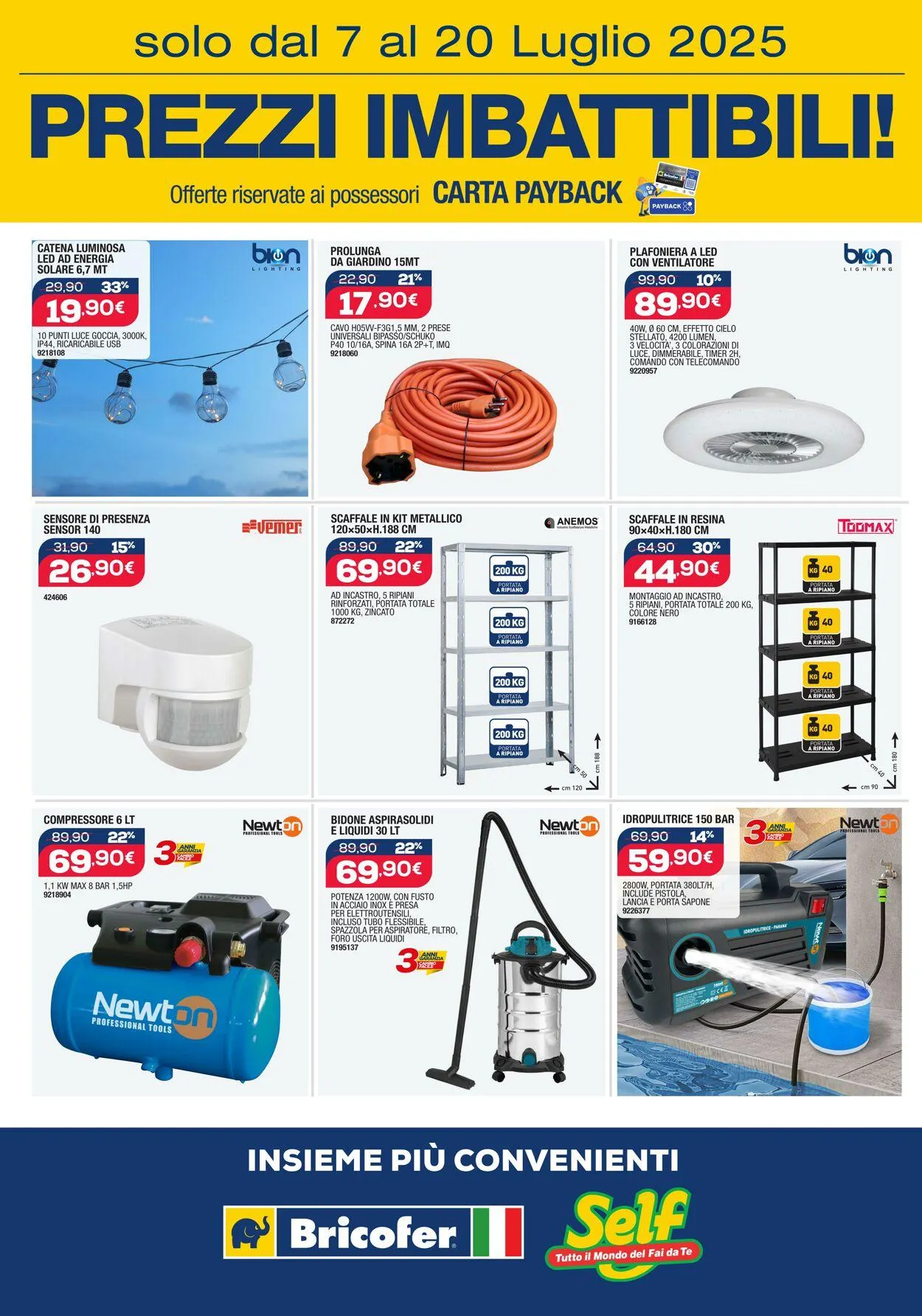 Self Volantino attuale da 7 luglio a 20 luglio di 2025 - Pagina del volantino 6
