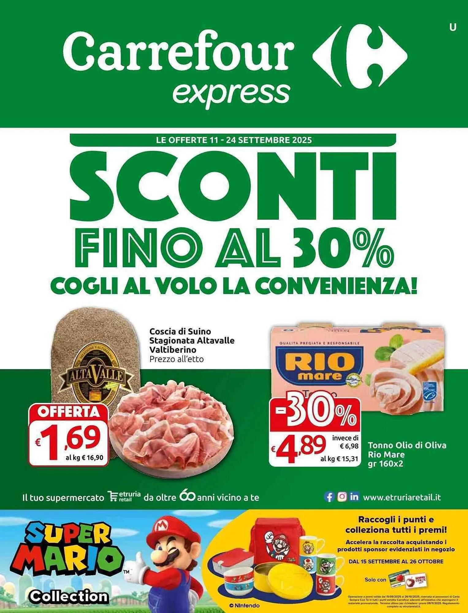 Volantino Carrefour Express da 11 settembre a 24 settembre di 2025 - Pagina del volantino 1