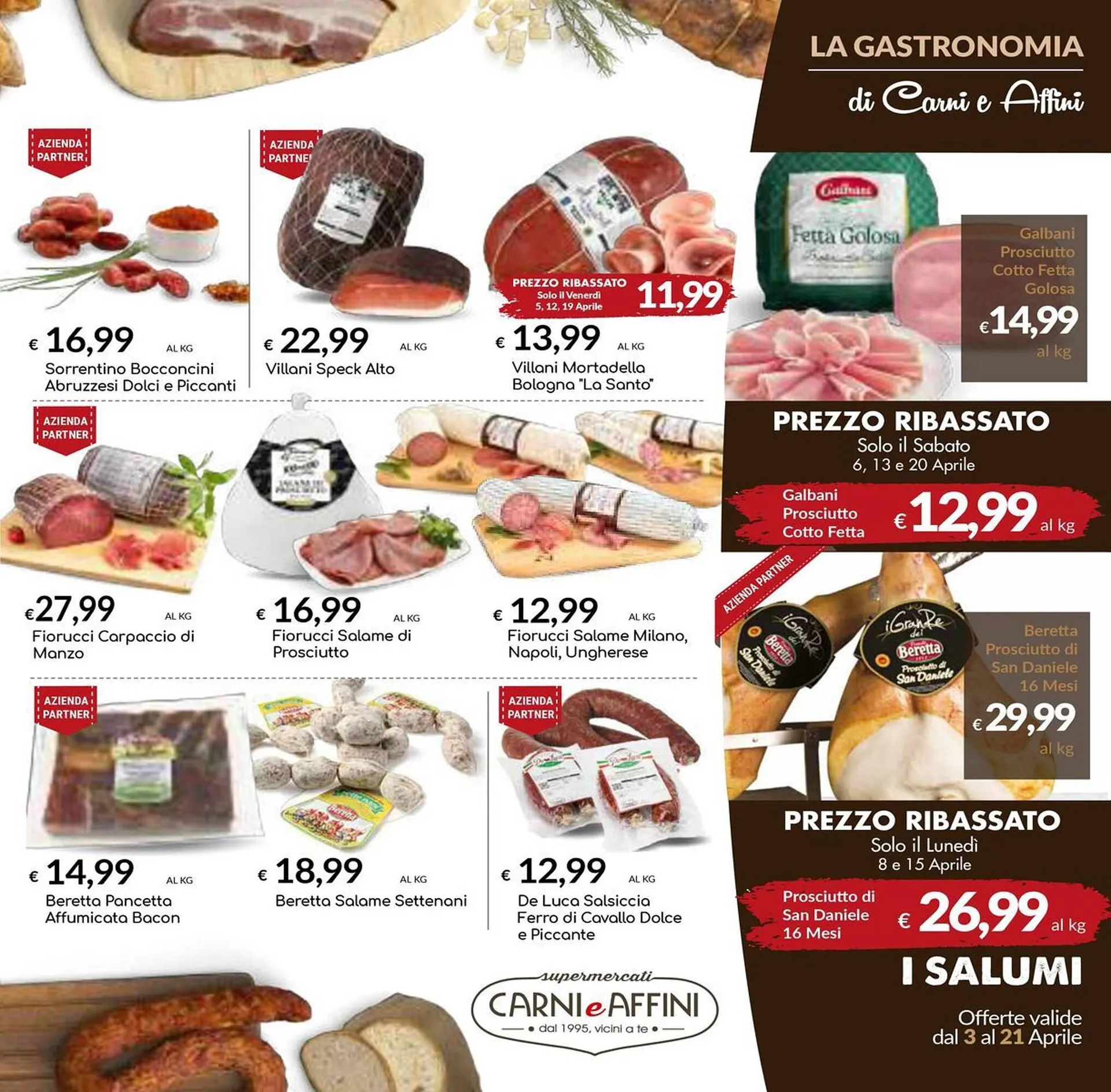 Volantino Carni e Affini Supermercati da 3 aprile a 21 aprile di 2024 - Pagina del volantino 5