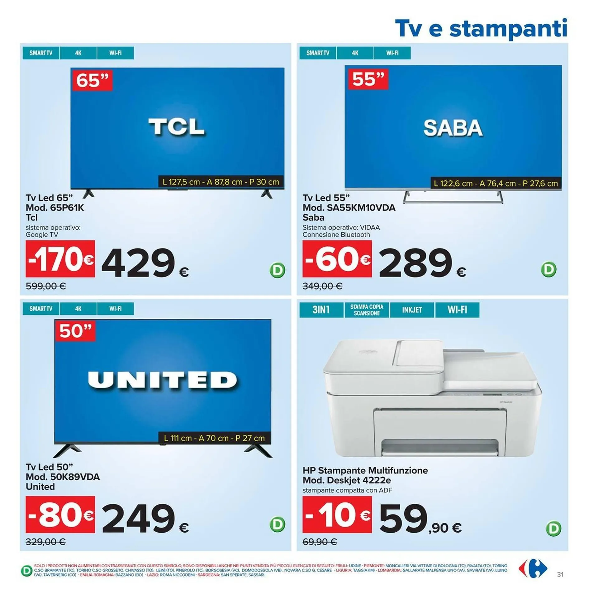 Volantino Carrefour Iper da 13 marzo a 23 marzo di 2026 - Pagina del volantino 31