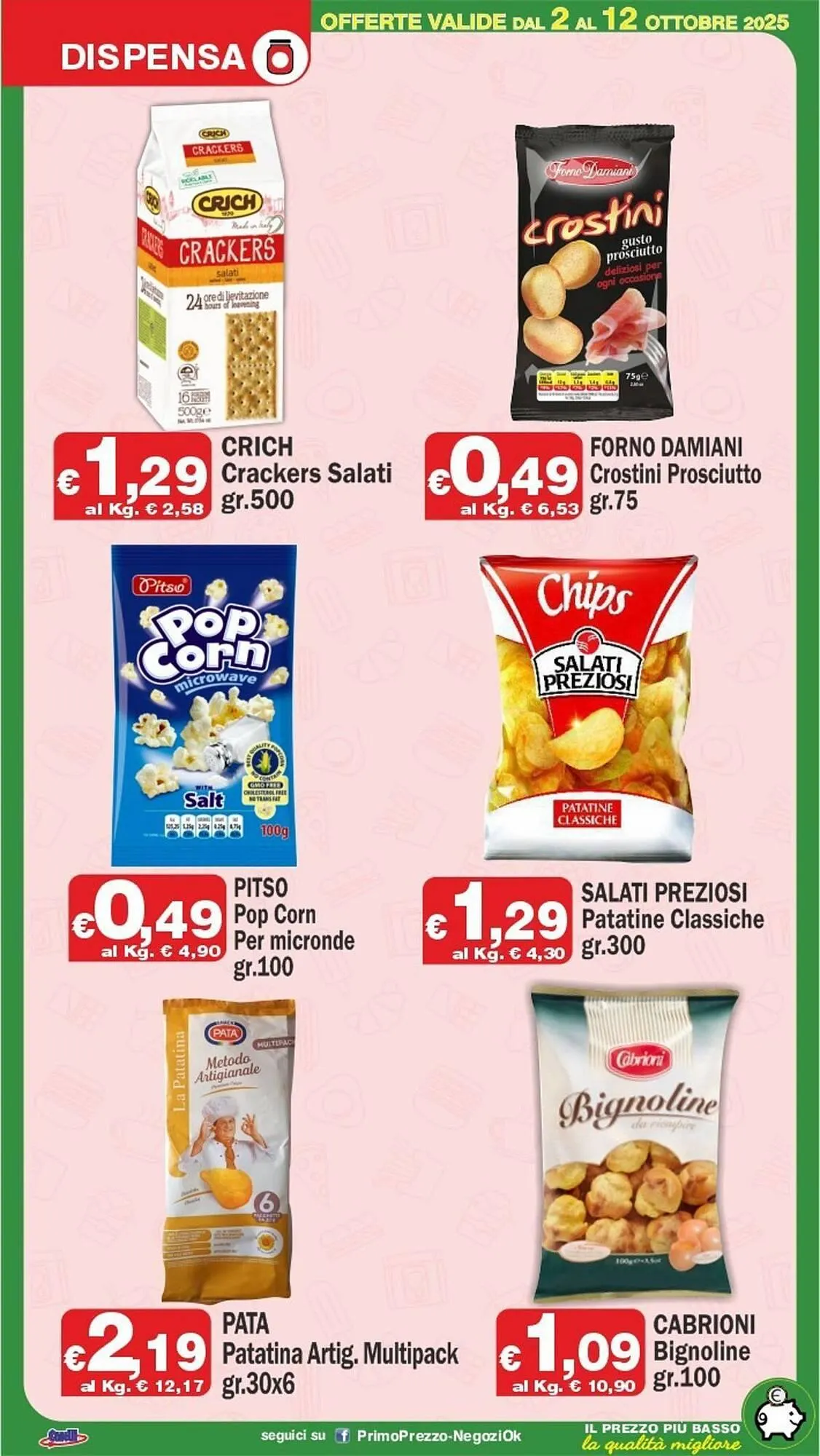 Volantino Primo Prezzo da 2 ottobre a 12 ottobre di 2025 - Pagina del volantino 12