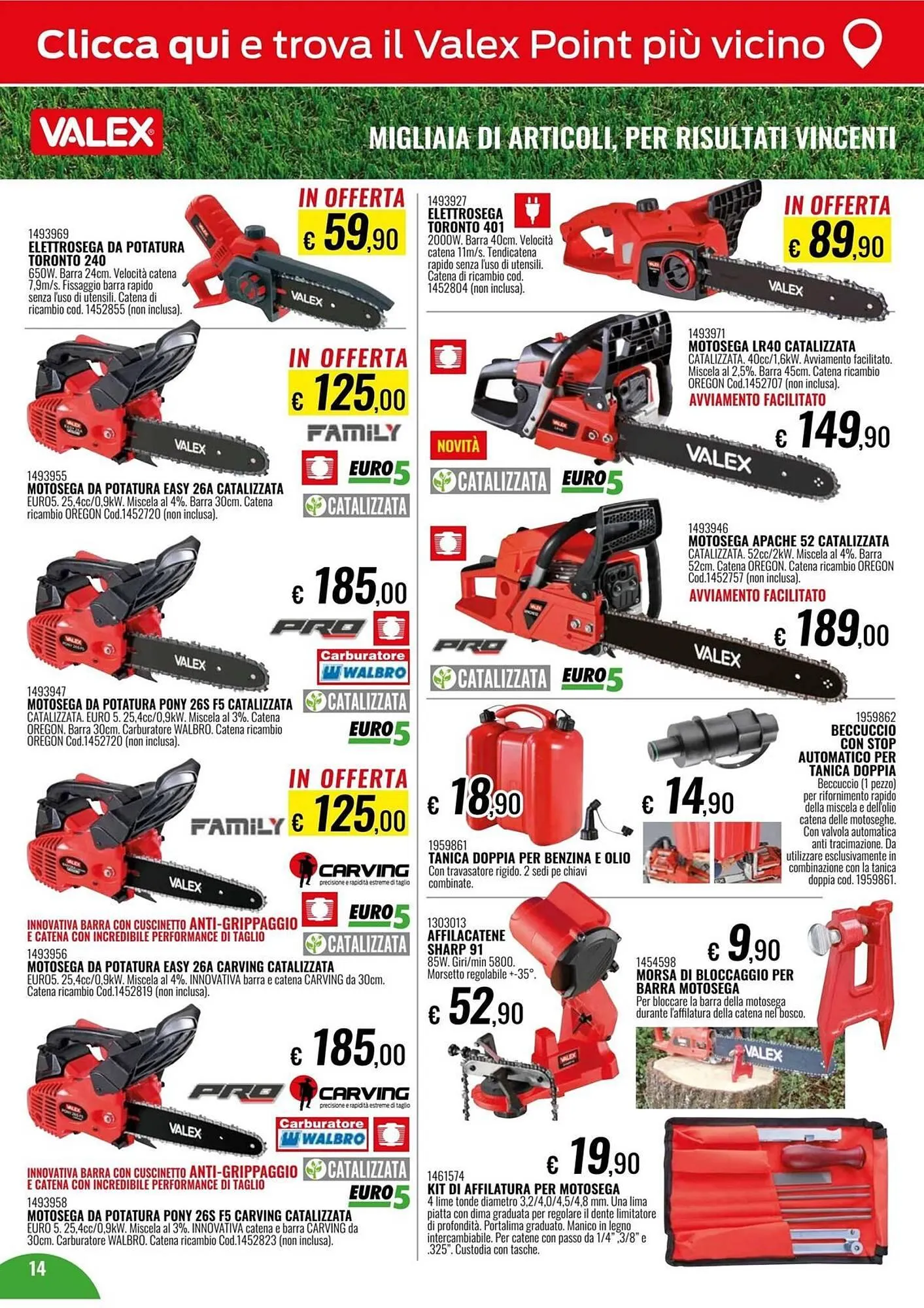 Volantino Valex da 5 marzo a 31 dicembre di 2025 - Pagina del volantino 14