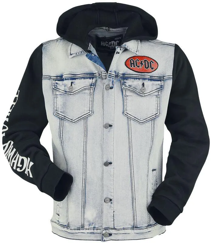 EMP Signature Collection | Giubbetto di jeans | azzurro/nero | AC/DC