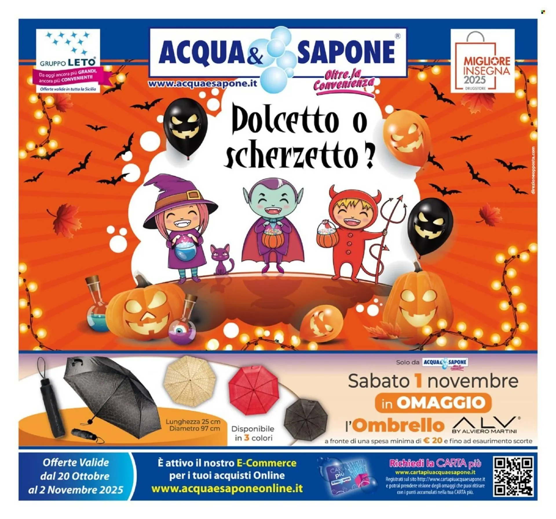 Volantino Acqua & Sapone da 20 ottobre a 2 novembre di 2025 - Pagina del volantino 1
