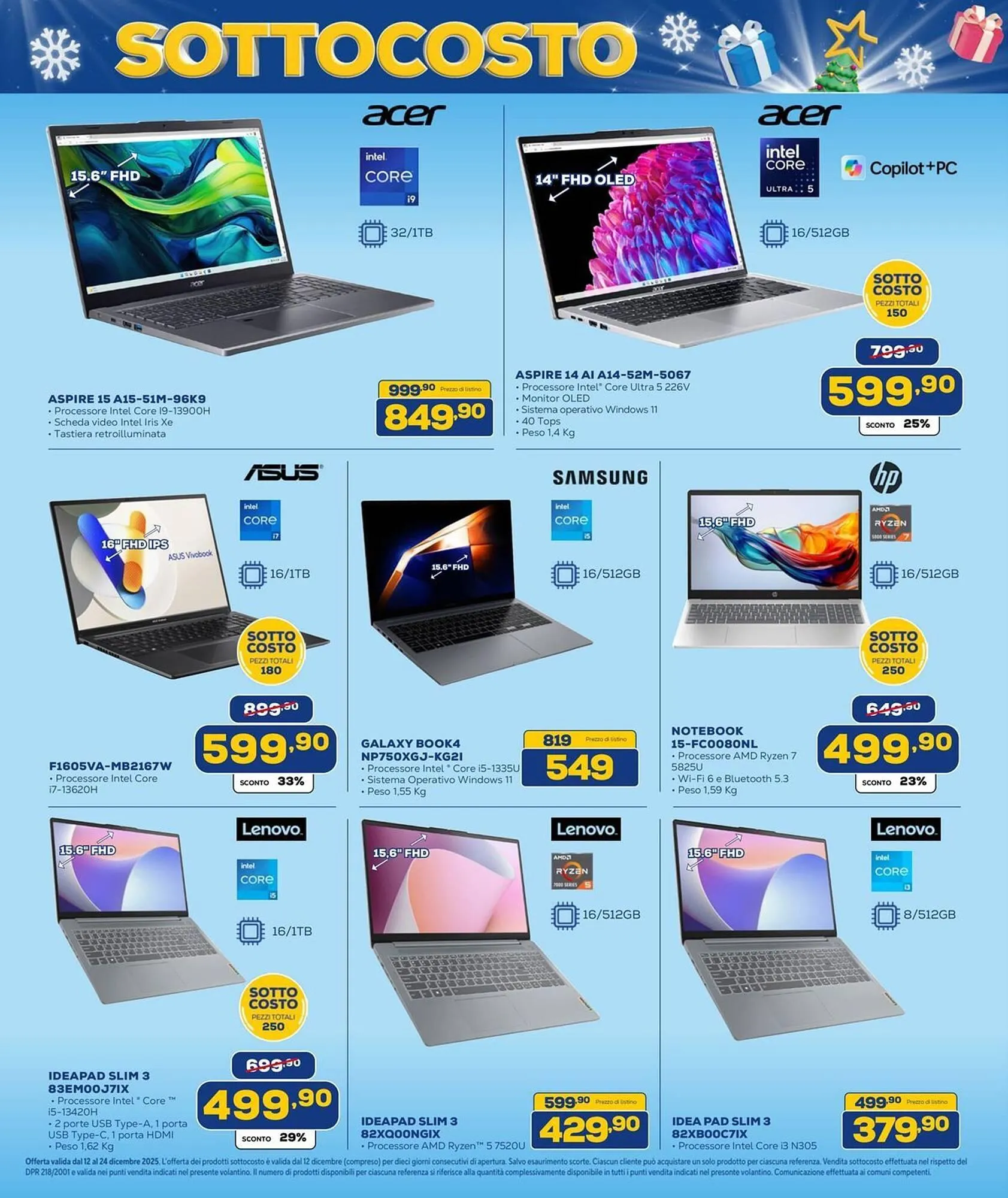 Volantino Euronics da 12 dicembre a 24 dicembre di 2025 - Pagina del volantino 7