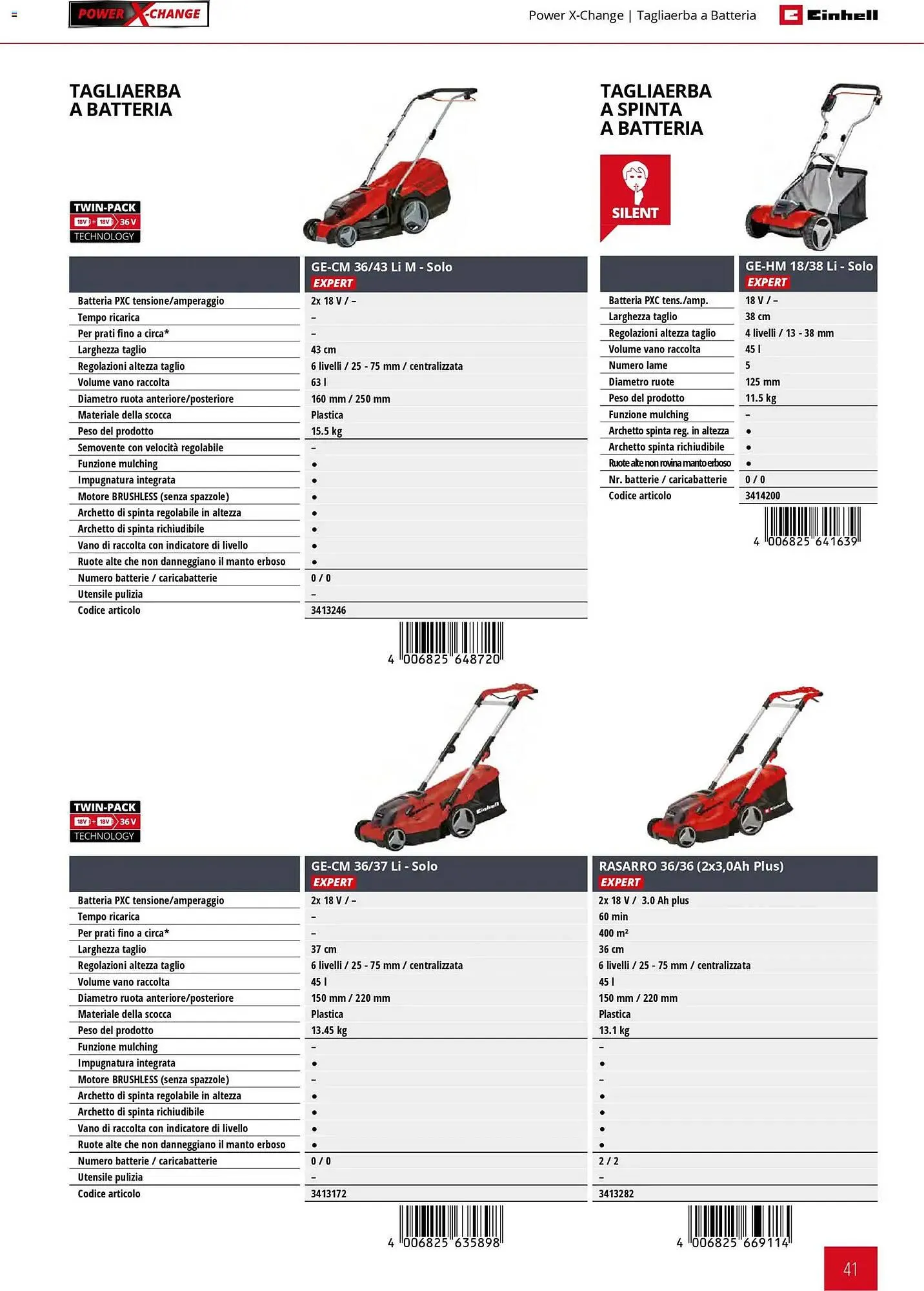 Volantino Einhell da 2 marzo a 30 settembre di 2026 - Pagina del volantino 43