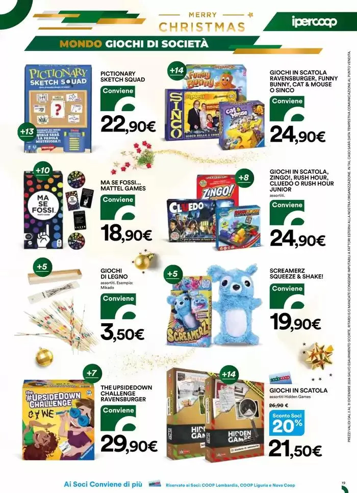 Catalogo Ipercoop da 2 dicembre a 31 dicembre di 2024 - Pagina del volantino 19