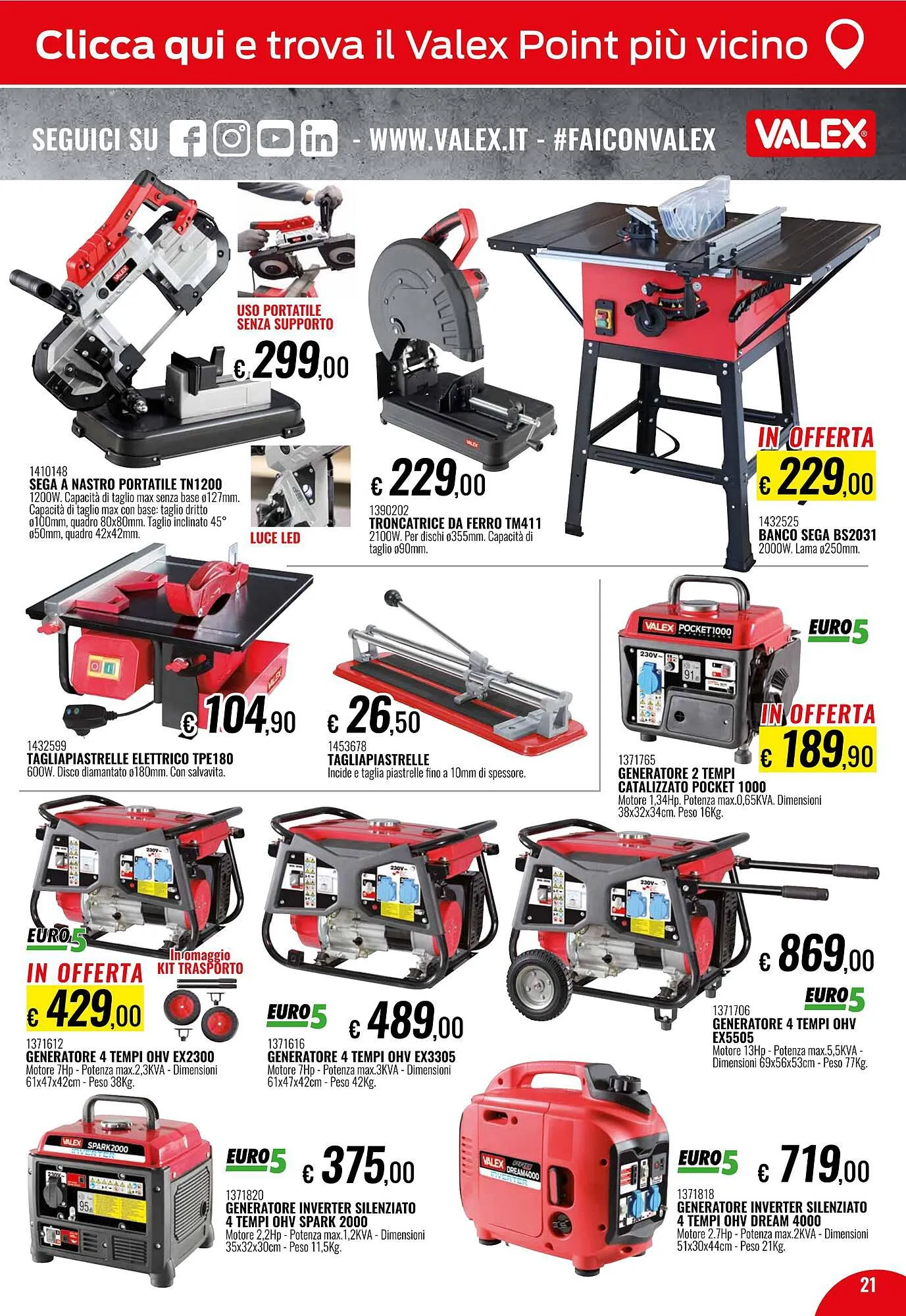 Volantino Valex da 2 gennaio a 2 marzo di 2024 - Pagina del volantino 21