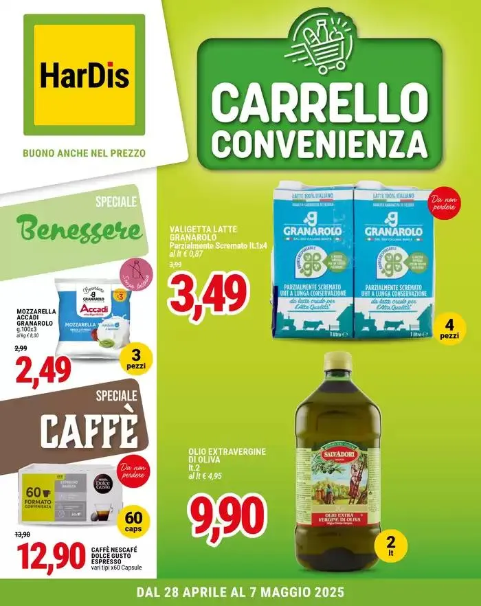 Carrello convenienza da 28 aprile a 7 maggio di 2025 - Pagina del volantino 1