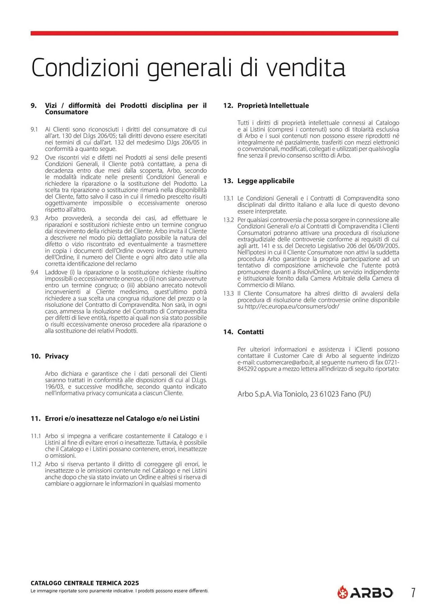 Volantino Arbo da 8 aprile a 31 dicembre di 2025 - Pagina del volantino 7