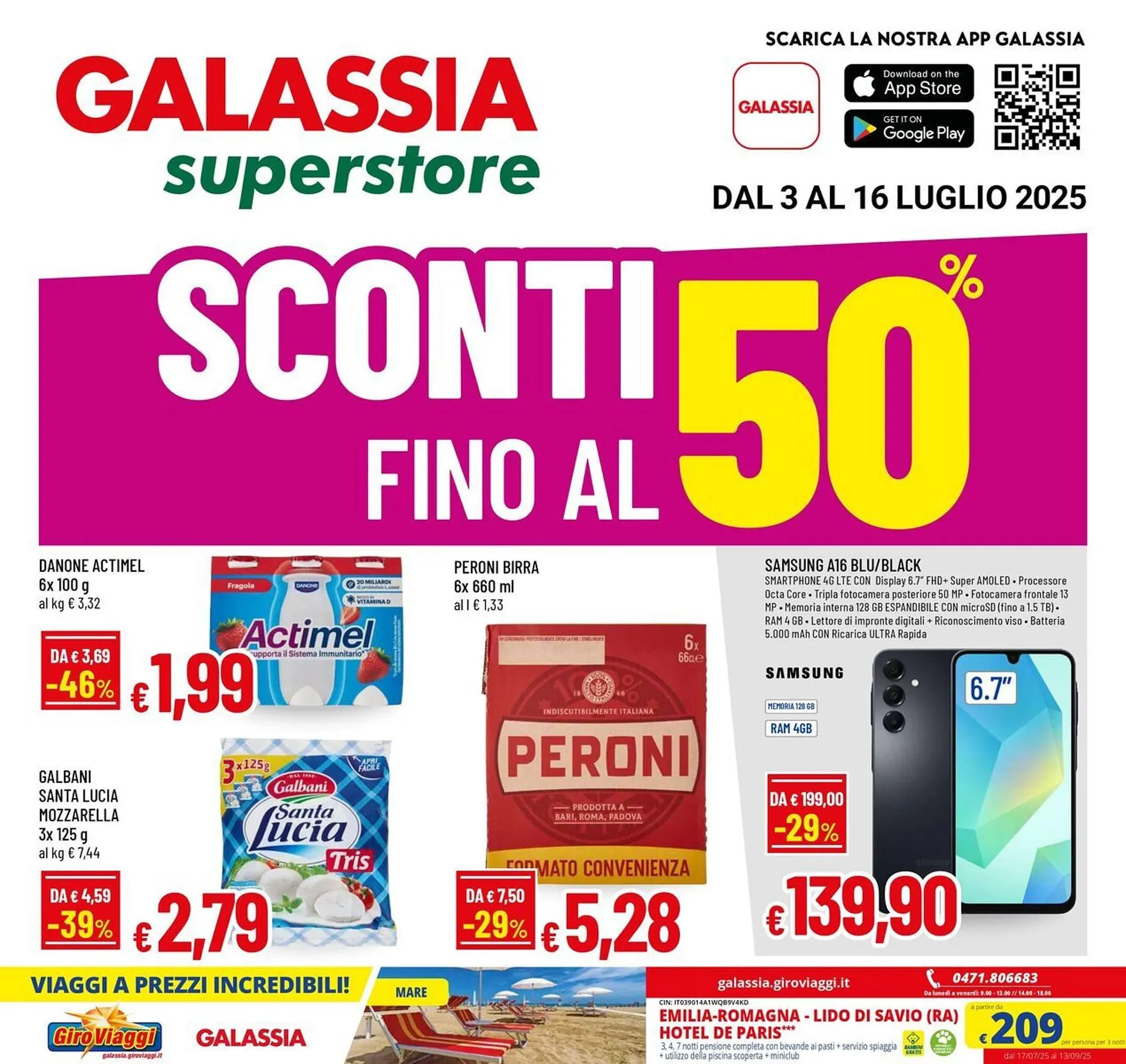Volantino Galassia da 3 luglio a 16 luglio di 2025 - Pagina del volantino 1