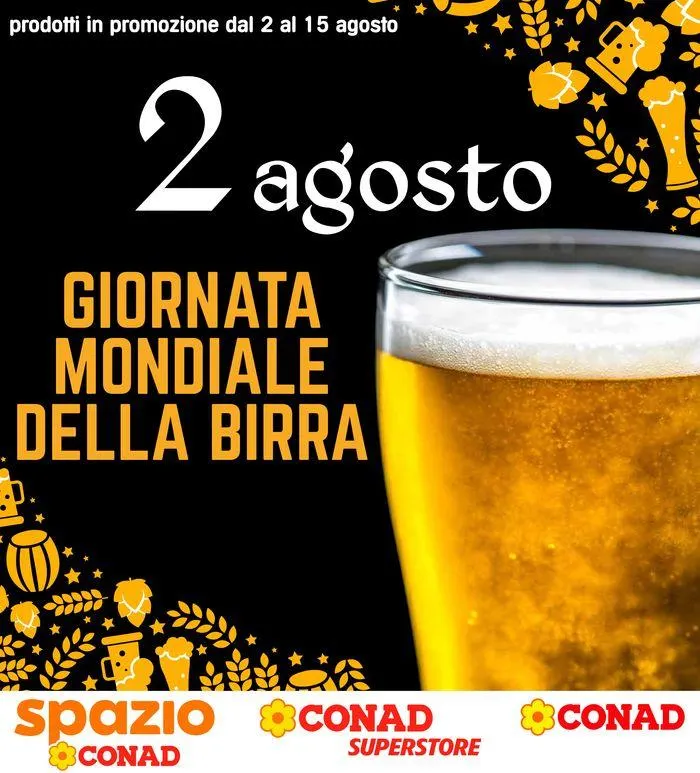 Giornata mondiale della birra da 2 agosto a 15 agosto di 2024 - Pagina del volantino 1