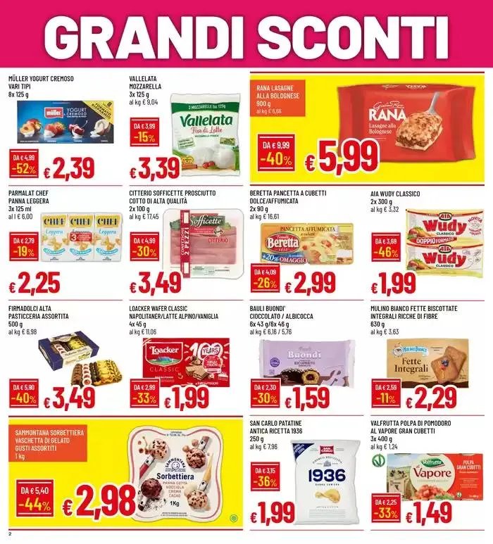 GRANDI SCONTI GRANDI FORMATI da 5 maggio a 14 maggio di 2025 - Pagina del volantino 2