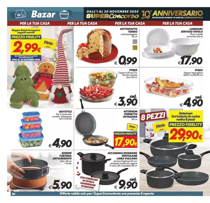 Anniversario festeggiamo insieme da 26 novembre a 5 dicembre di 2024 - Pagina del volantino 26