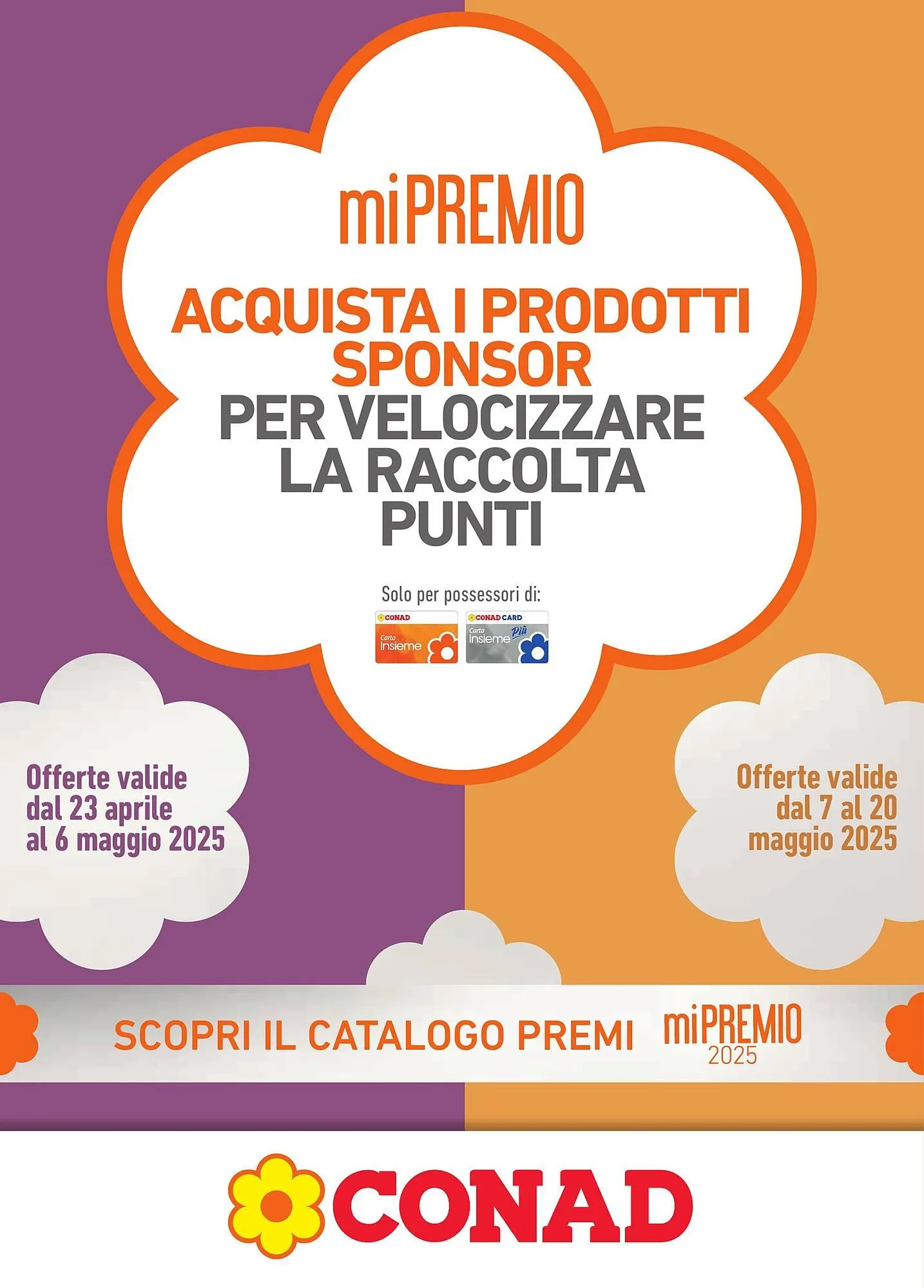 Volantino Conad da 23 aprile a 20 maggio di 2025 - Pagina del volantino 1