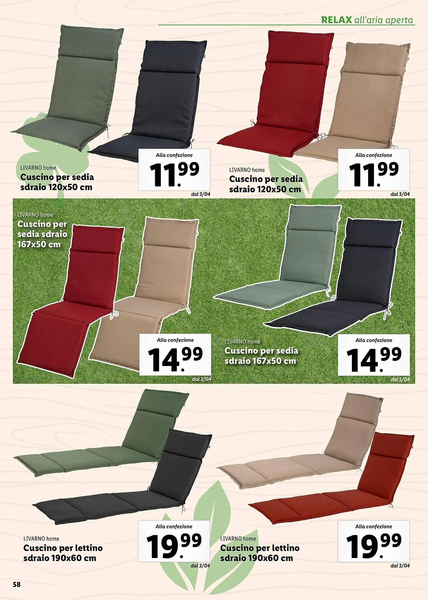 Volantino Lidl da 4 aprile a 31 maggio di 2025 - Pagina del volantino 58