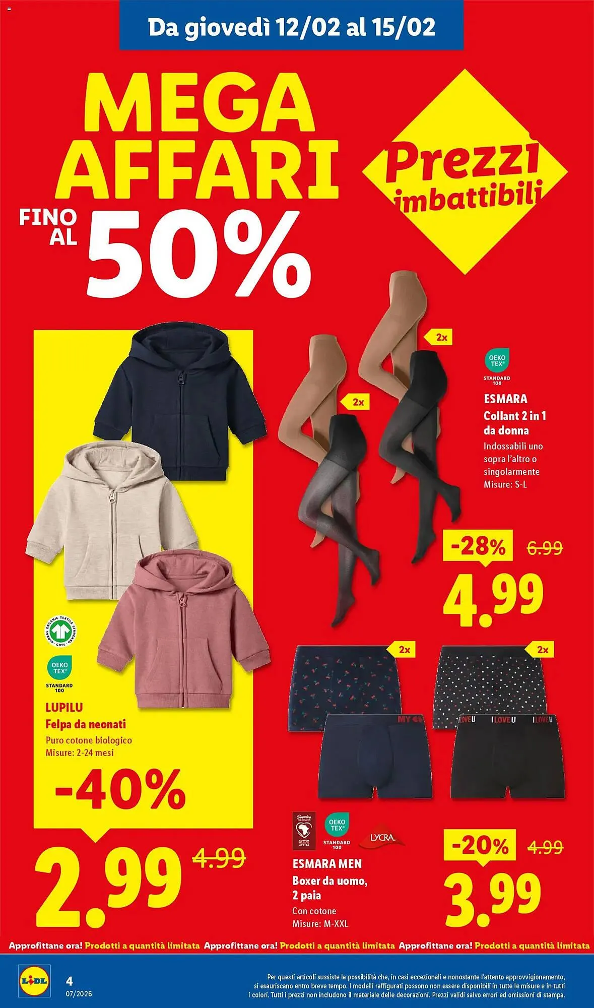 Volantino Lidl da 12 febbraio a 15 febbraio di 2026 - Pagina del volantino 4