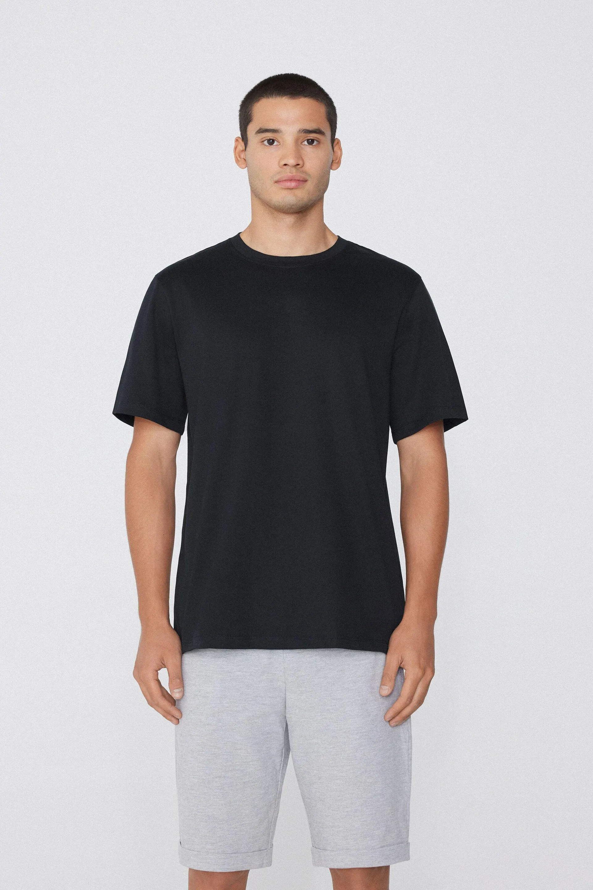 T-Shirt in 100% Cotone a Girocollo