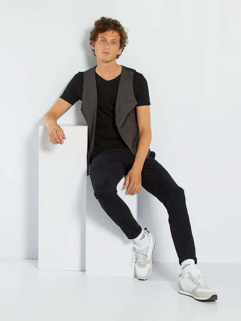 Gilet da completo slim - grigio