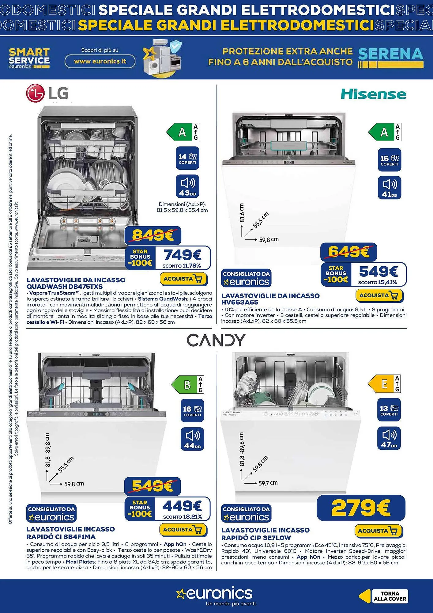 Volantino Euronics da 24 settembre a 8 ottobre di 2025 - Pagina del volantino 3