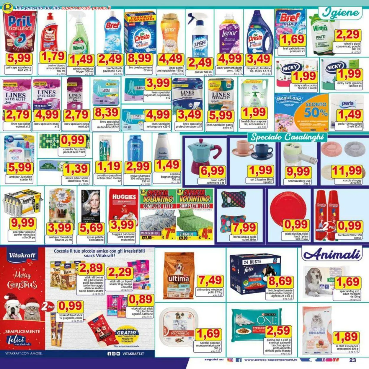 Pewex Volantino attuale da 27 dicembre a 6 gennaio di 2026 - Pagina del volantino 23