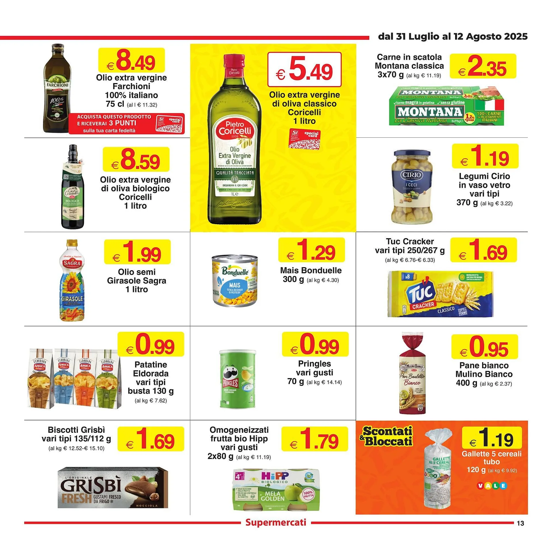Volantino Sì con te da 31 luglio a 12 agosto di 2025 - Pagina del volantino 13