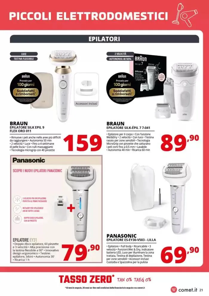 Speciale Piccoli Elettrodomestici da Comet! da 3 aprile a 16 aprile di 2025 - Pagina del volantino 21