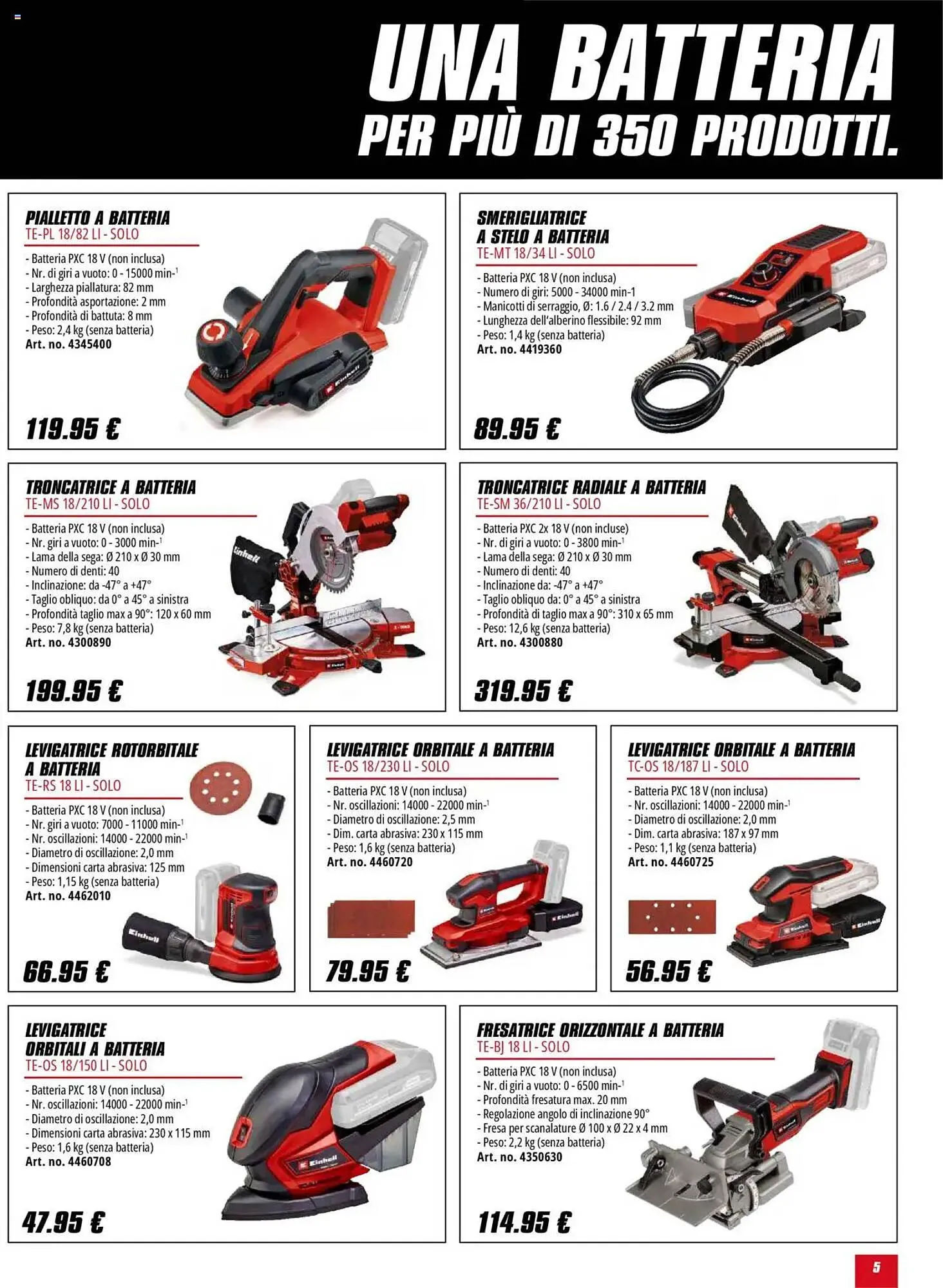 Volantino Einhell da 1 ottobre a 31 gennaio di 2026 - Pagina del volantino 5