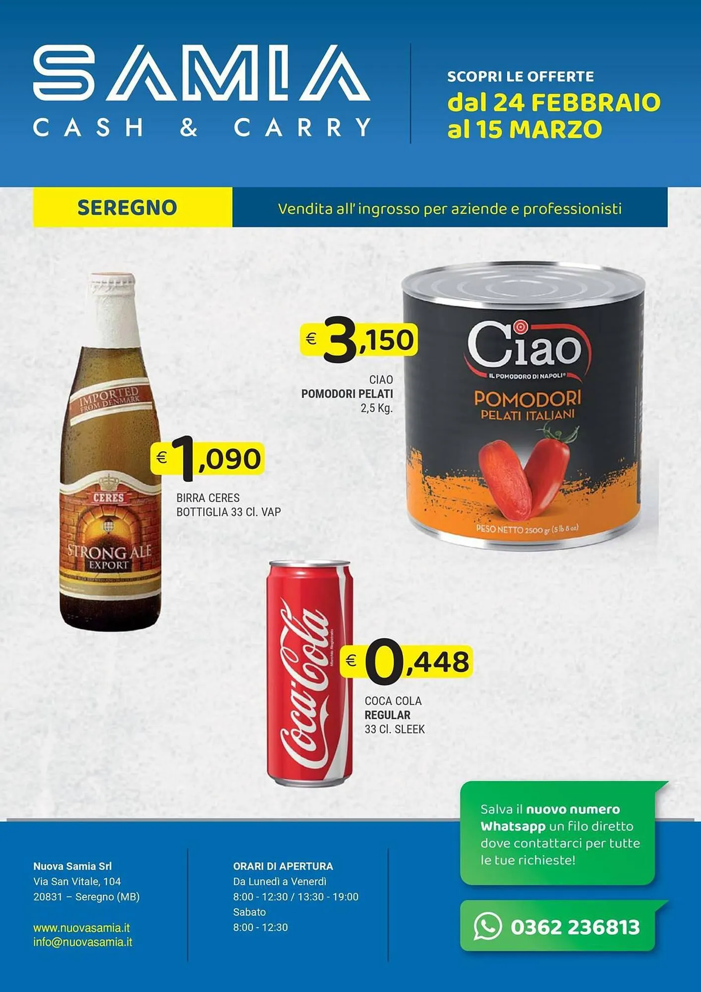 Volantino Samia Cash and Carry da 26 febbraio a 15 marzo di 2024 - Pagina del volantino