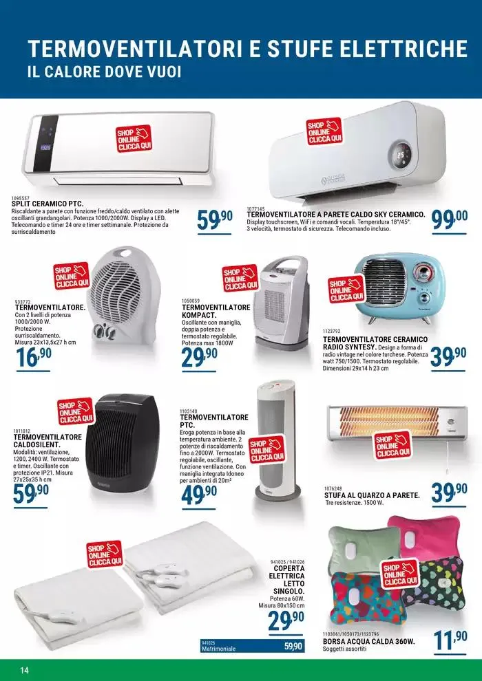 Riscaldamento da 9 ottobre a 28 febbraio di 2025 - Pagina del volantino 14