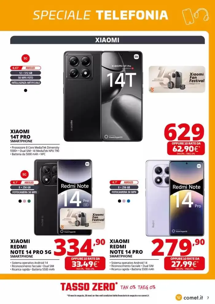 Speciale Telefonia da Comet! da 3 aprile a 16 aprile di 2025 - Pagina del volantino 7