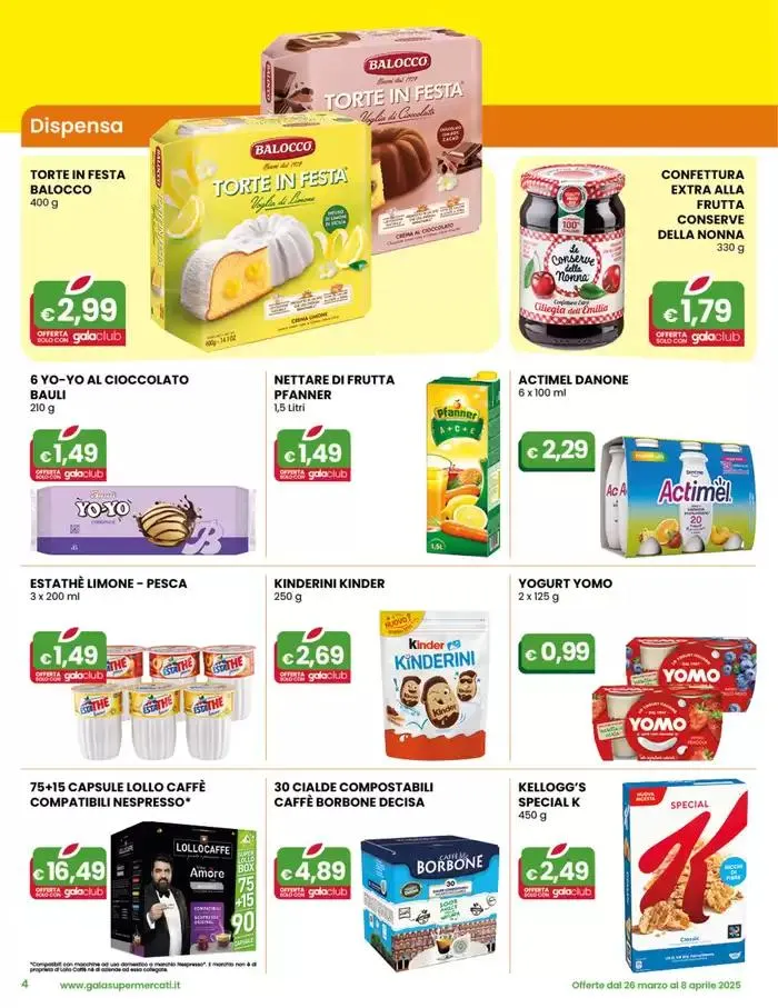 Gran risparmio da 26 marzo a 8 aprile di 2025 - Pagina del volantino 4